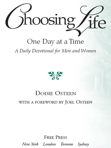 Choosing Life: One Day at a Time
