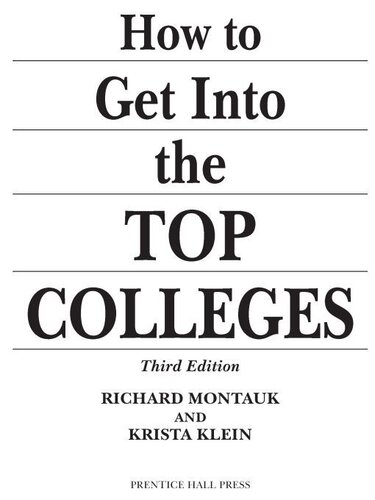 How to Get Into the Top Colleges