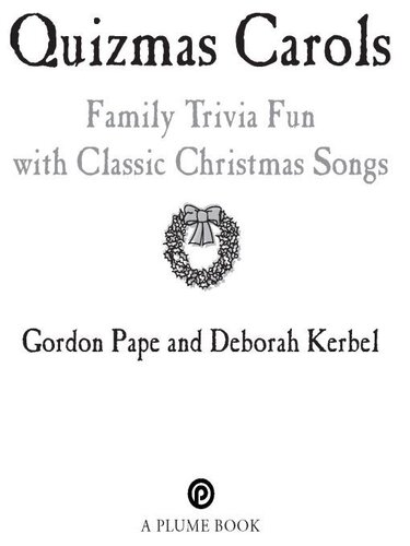 Quizmas Carols: Family Trivia Fun with Classic Christmas Songs