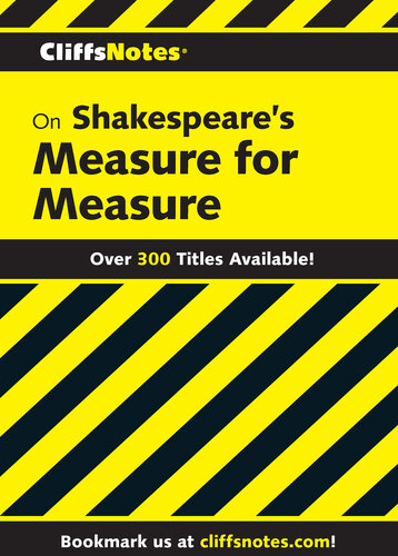 on Shakespeare's Measure For Measure