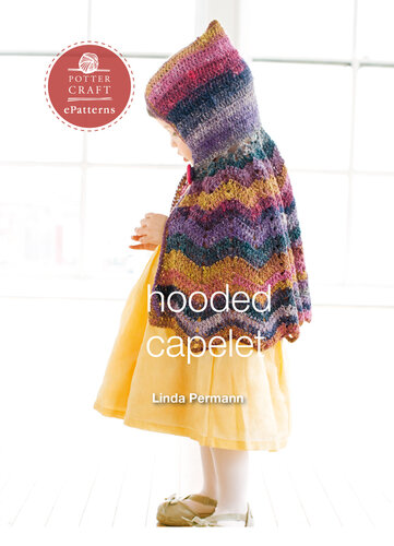Hooded Capelet: E-pattern from Little Crochet