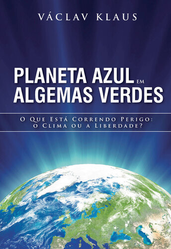 Planeta Azul Em Algemas Verdes