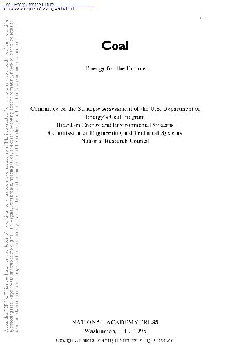 Coal. Energy for the Future