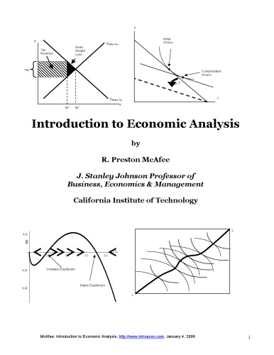 Introduction to Economic Analysis