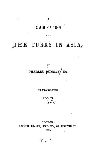 A Campaign with the Turks in Asia