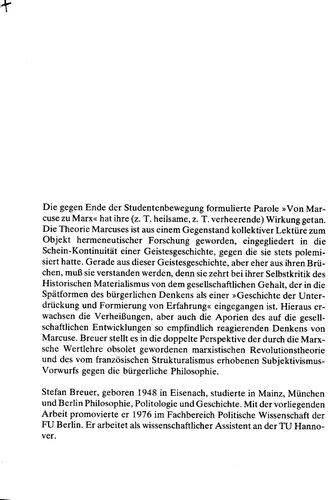 Die Krise der Revolutionstheorie. Negative Vergesellschaftung und Arbeitsmetaphysik bei Herbert Marcuse