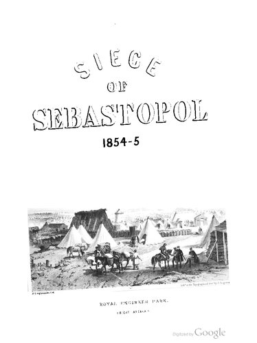 Journal of the Operations conducted by the Corps of Royal Engineers