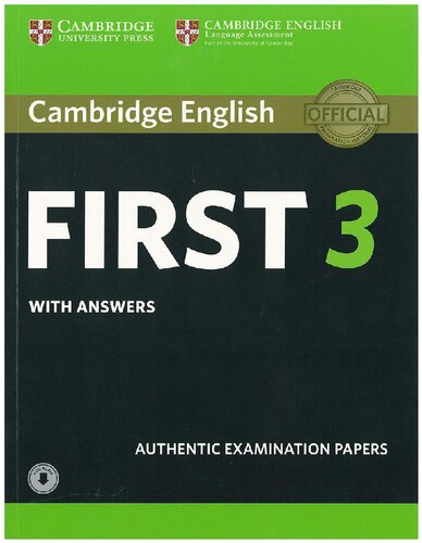 Cambridge English First 3