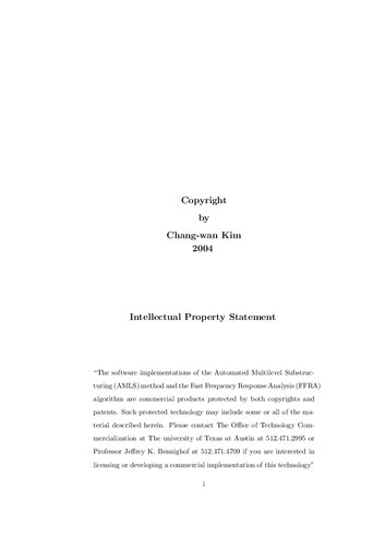 Frequency response computation for complex structures with damping and acoustic fluid