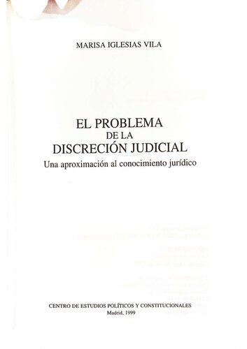 El problema de la discreción judicial