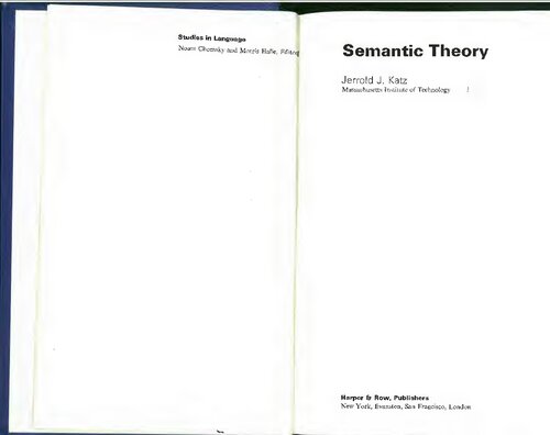 Semantic Theory