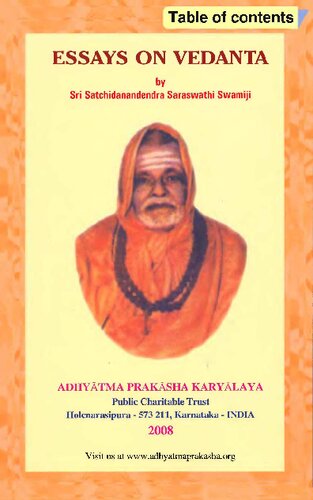 Essays on Vedanta