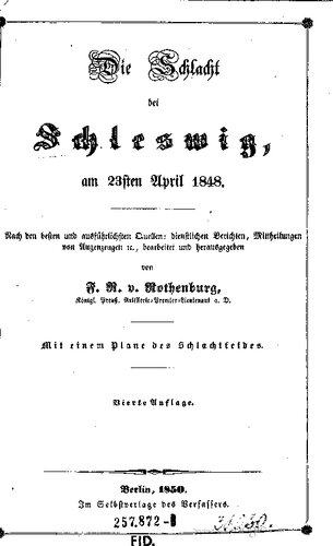 Die Schlacht bei Schleswig am 23sten April 1848