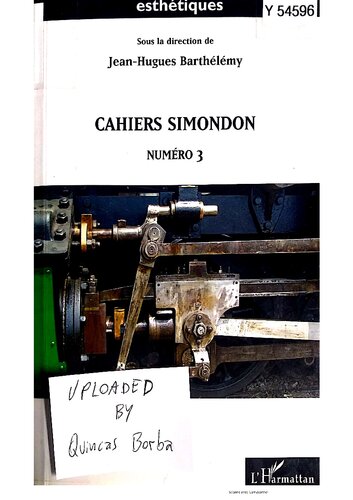 Cahiers Simondon