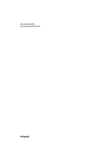 Das hinzutretende Dritte. Über das Somatische in der Bildungstheorie Theodor W. Adornos