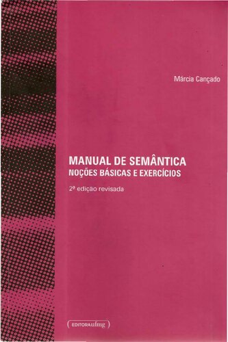 Manual de semântica: noções básicas e exercícios