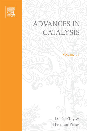 Advances in Catalysis, Vol. 39
