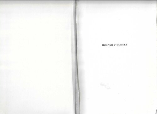 Business & Slavery: The New York Merchants and the Irrepressible Conflict