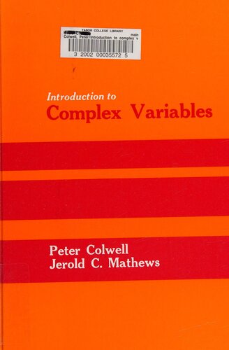 Introduction to Complex Variables
