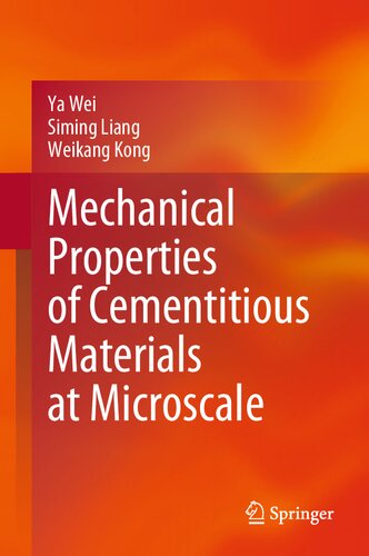 Mechanical Properties of Cementitious Materials at Microscale