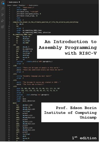 An introduction to assembly programming with RISC-V