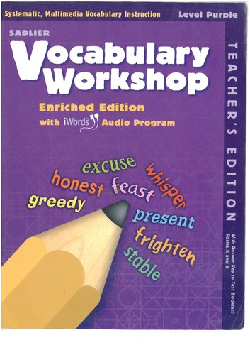 Vocabulary Workshop_Grade 2_Purple Level_Teacher Book (Key)