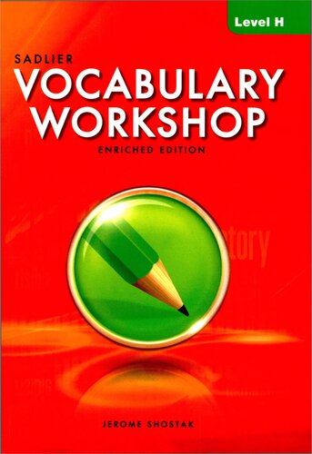 Vocabulary Workshop_Level H_Student Book