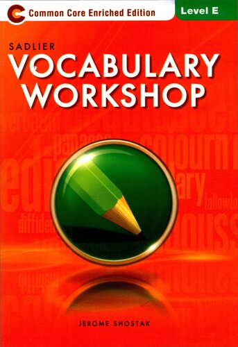 Vocabulary Workshop_Level E_Student Book