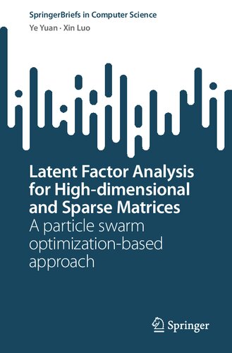 Latent Factor Analysis for High-dimensional and Sparse Matrices: A particle swarm optimization-based approach