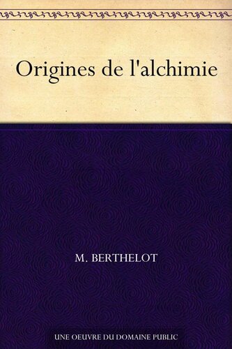 Origines de l'alchimie