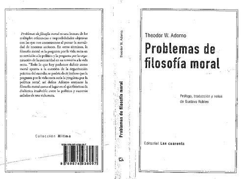 Problemas de filosofía moral