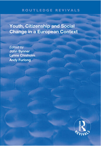 Youth, Citizenship and Social Change in a European Context