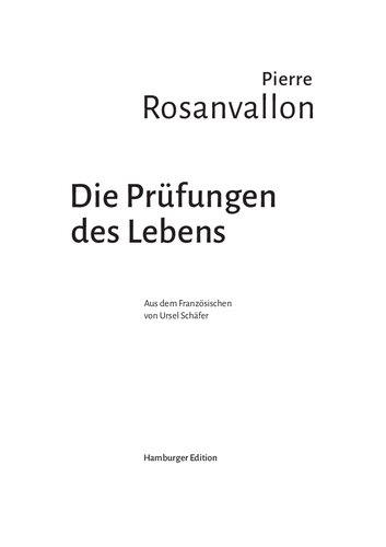 Die Prüfungen des Lebens