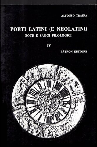 Poeti latini (e neolatini): note e saggi filologici