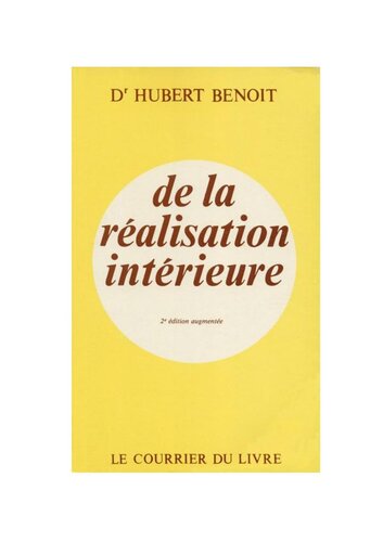 De la réalisation intérieure