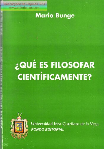 ¿Qué es Filosofar Científicamente?