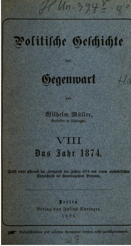 Das Jahr 1874