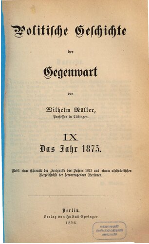 Das Jahr 1875