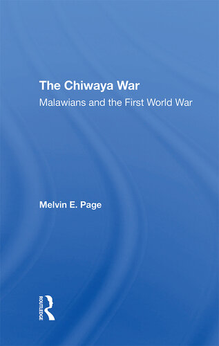 The Chiwaya War: Malawians In The First World War