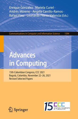 Advances in Computing: 15th Colombian Congress, CCC 2021, Bogotá, Colombia, November 22–26, 2021, Revised Selected Papers