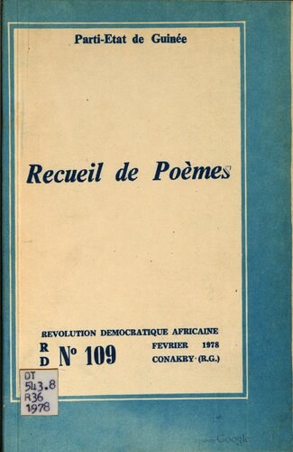 Recueil de poèmes
