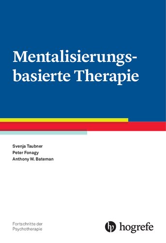 Mentalisierungsbasierte Therapie
