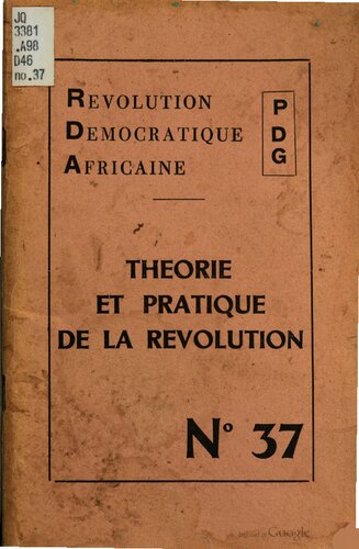 Théorie et pratique de la révolution