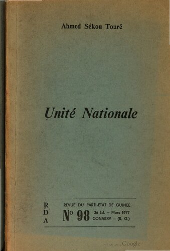 Unité nationale