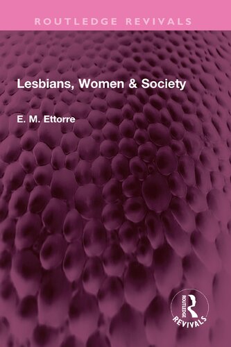 Lesbians Women and Society
