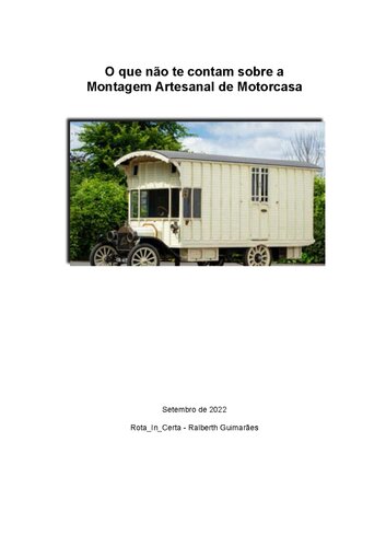 O que não te contam sobre a montagem artesanal de motorcasa