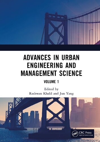 Advances in Urban Engineering and Management Science: Volume 1