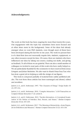 Things That Keep Us Busy: The Elements of Interaction