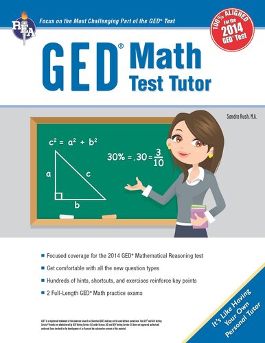 GED® Math Test Tutor, For the New 2014 GED® Test