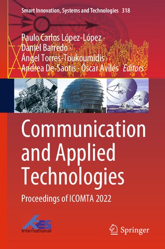 Communication and Applied Technologies: Proceedings of ICOMTA 2022